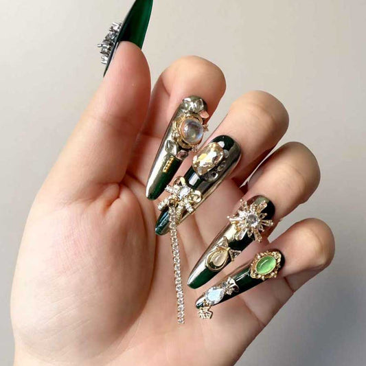 Extravagant Gem-Encrusted Stiletto