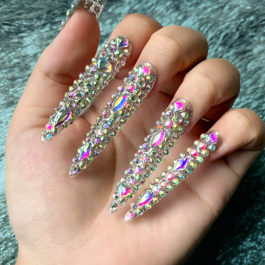 Aurora Galaxy Weave Stiletto