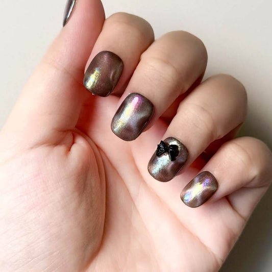 Moonlit Iridescent Bow