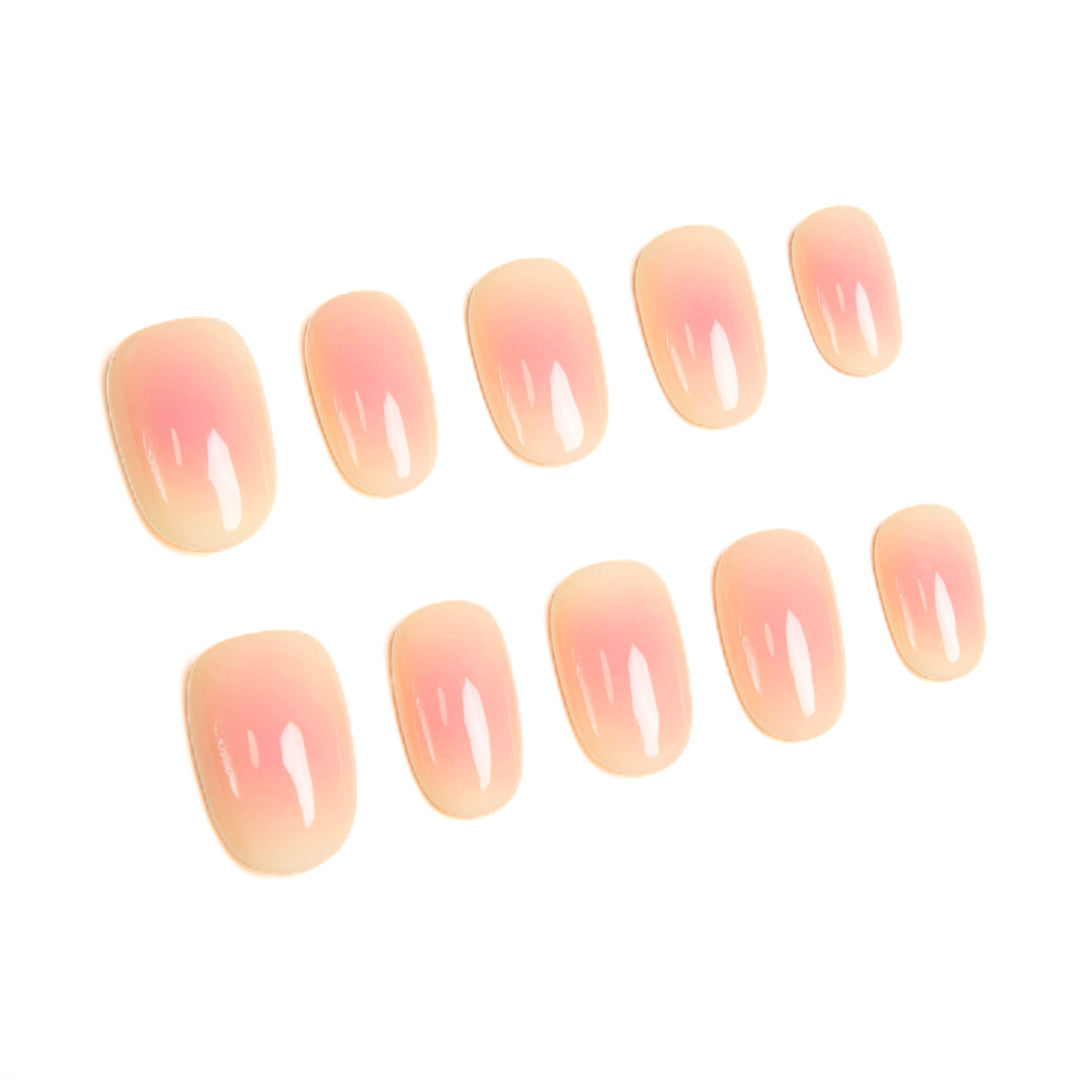 Peach-Melba Glass Gradient Luxe