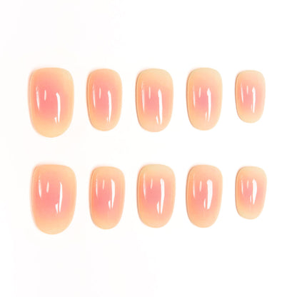 Peach-Melba Glass Gradient Luxe