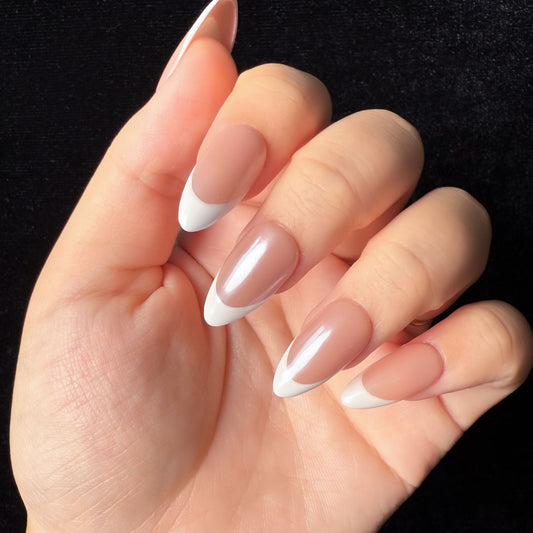 Soft Nude-Pink French Gradient Luxe