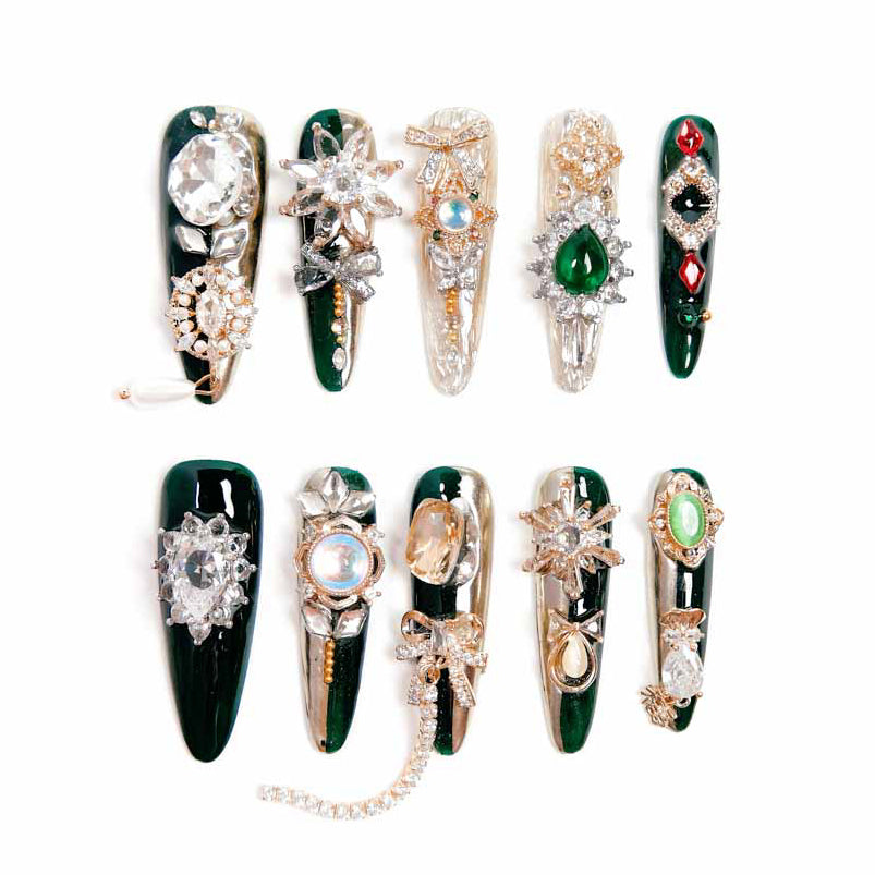 Extravagant Gem-Encrusted Stiletto