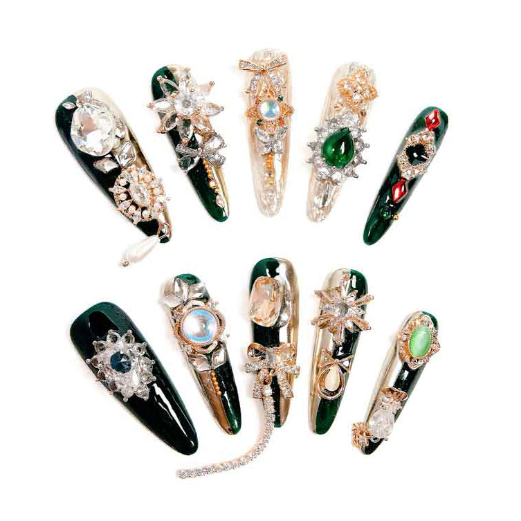 Extravagant Gem-Encrusted Stiletto