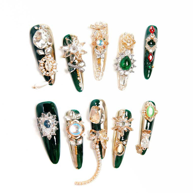 Extravagant Gem-Encrusted Stiletto
