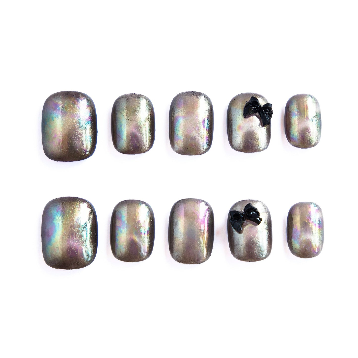 Moonlit Iridescent Bow