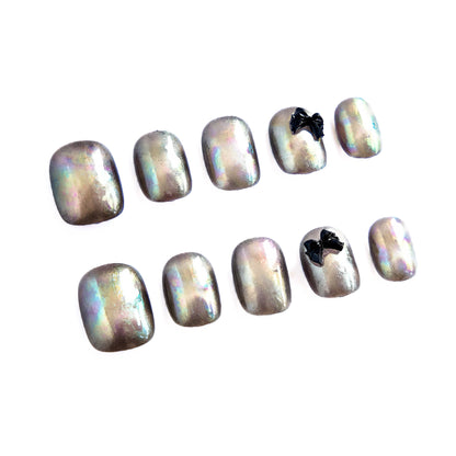 Moonlit Iridescent Bow