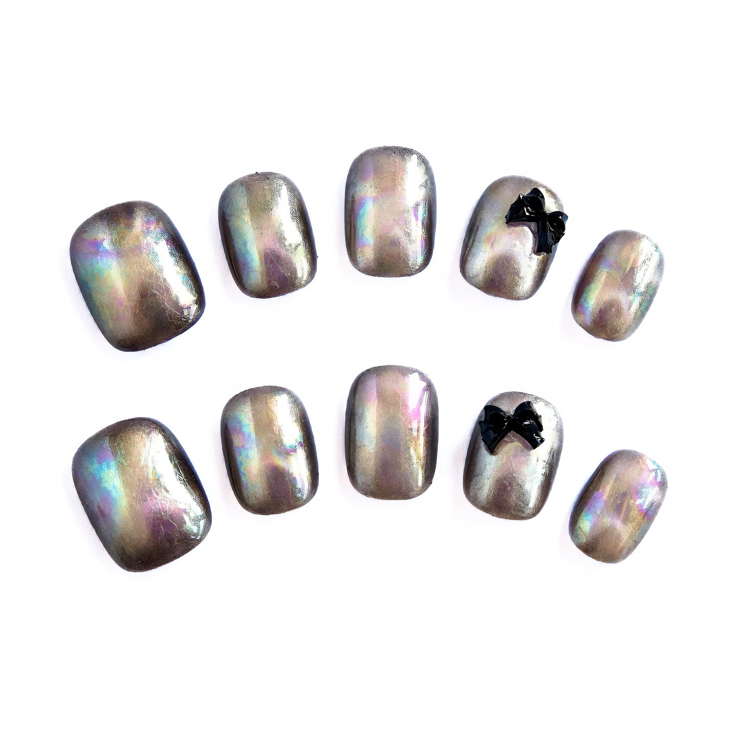Moonlit Iridescent Bow