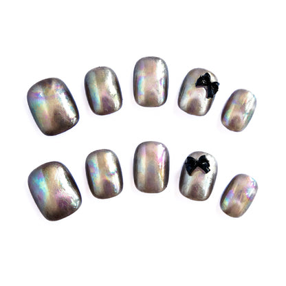 Moonlit Iridescent Bow