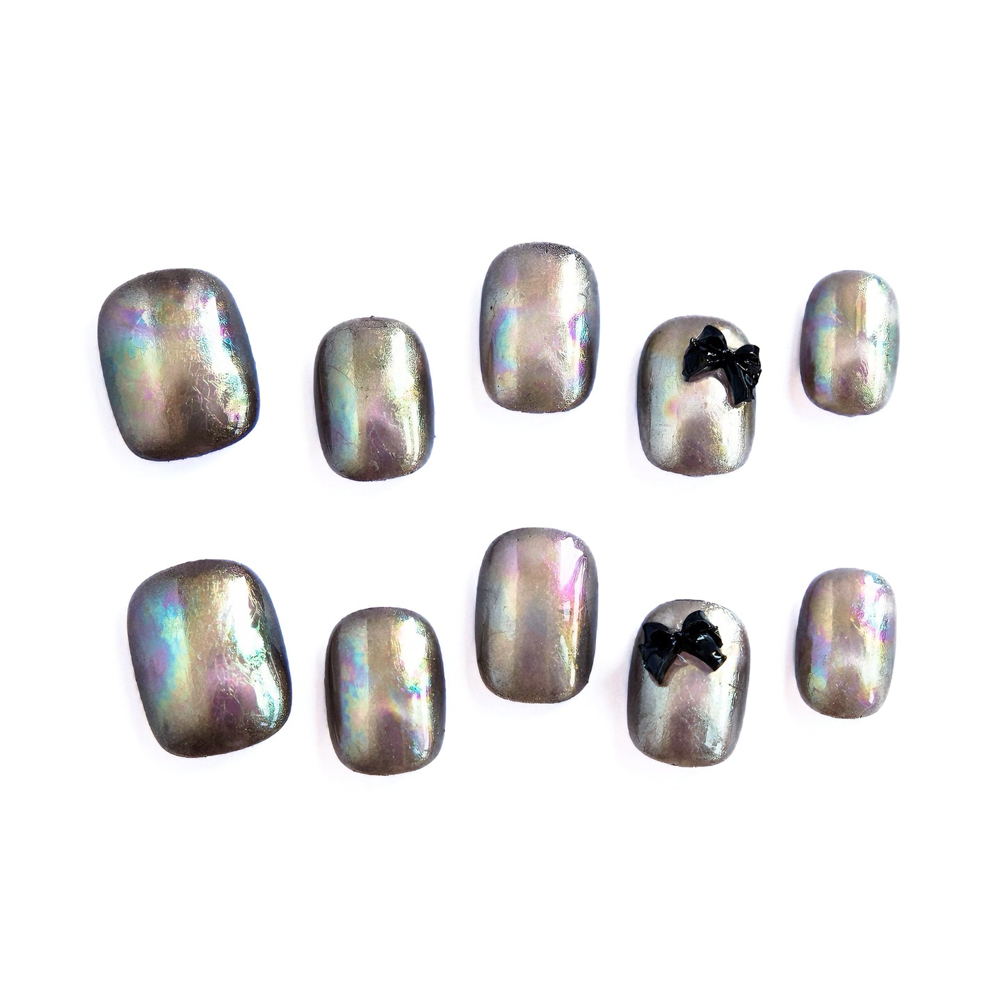 Moonlit Iridescent Bow