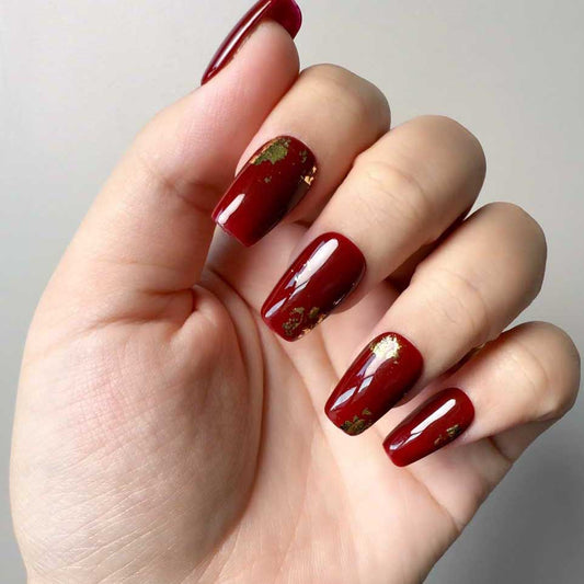Crimson Gold Leaf