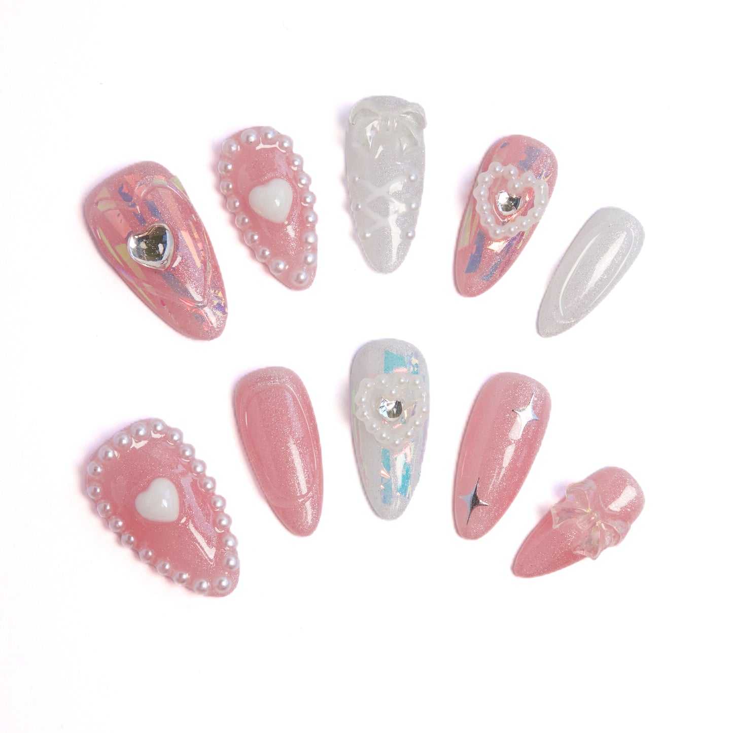 Blush-Pearl Luminary Girly-Glam