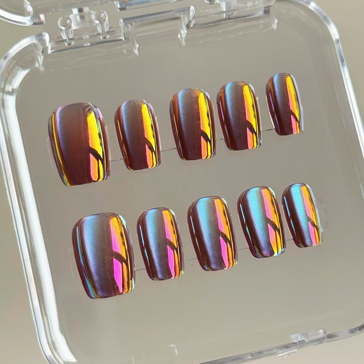 Rainbow Holographic Metallic