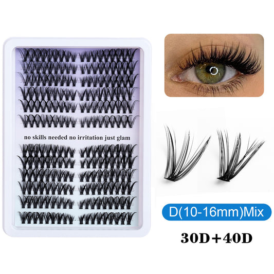 216PCS Lash Clusters - D Curl 10-16mm Mix