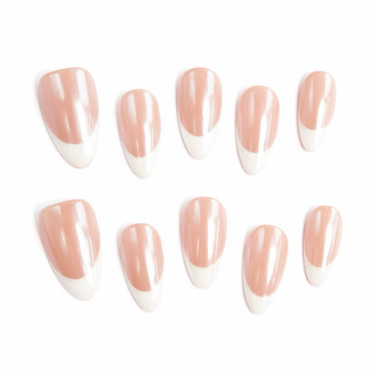 Soft Nude-Pink French Gradient Luxe