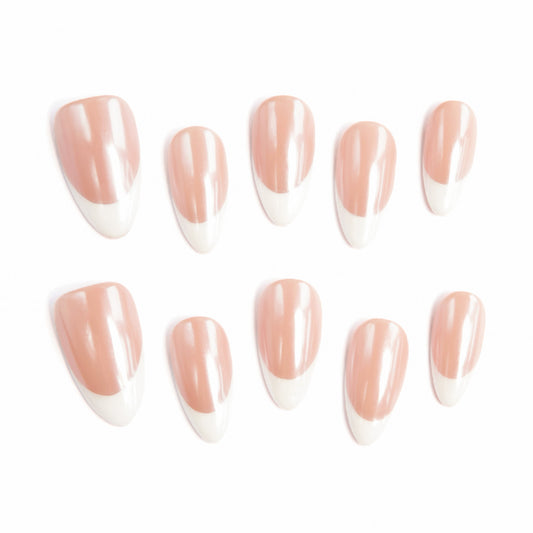Soft Nude-Pink French Gradient Luxe